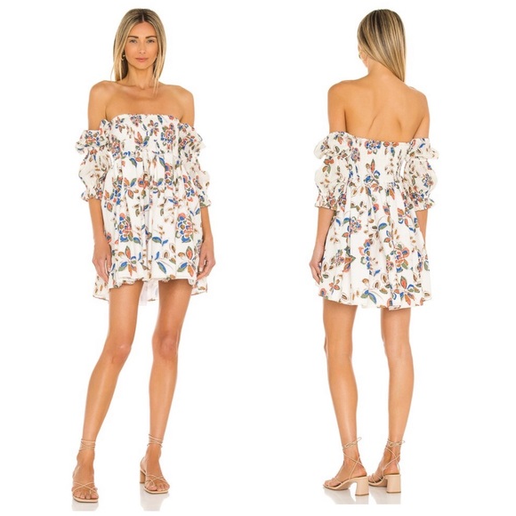 MISA Los Angeles | ‘Zadie’ Floral Smocked Babydoll Dress | Size M - Picture 14 of 14